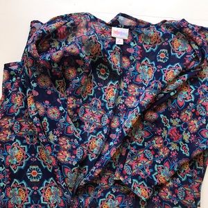 LuLaRoe Lindsay Sheer Kimono - M - GUC